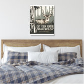 Hunt start Walnut Ledges voor je beste foto's Canvas Afdruk (Insitu (Slaapkamer))