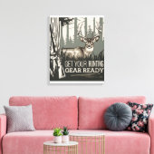 Hunt start Walnut Ledges voor je beste foto's Canvas Afdruk (Insitu (Woonkamer))