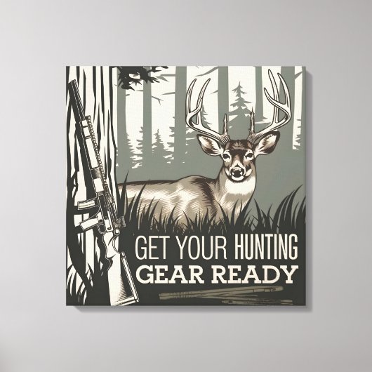 Hunt start Walnut Ledges voor je beste foto's Canvas Afdruk (Voorkant)