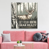 Hunt start Walnut Ledges voor je beste foto's Canvas Afdruk (Insitu (Woonkamer))