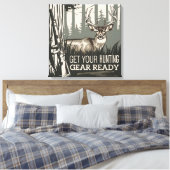 Hunt start Walnut Ledges voor je beste foto's Canvas Afdruk (Insitu (Slaapkamer))