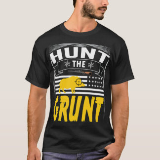 Hunt the boston terrier animals  t-shirt