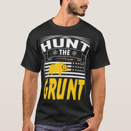 Hunt the boston terrier animals  t-shirt (Voorkant)