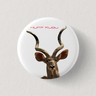 Hunt the Kudu Ronde Button 3,2 Cm