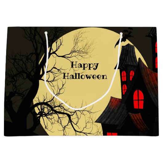 Hunted House Full Moon Gift Bag Groot Cadeauzakje (Voorkant)