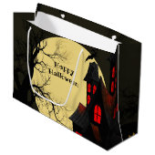 Hunted House Full Moon Gift Bag Groot Cadeauzakje (Voorkant Gekanteld)