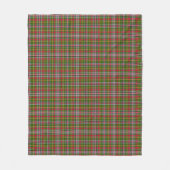 Hunter 1819 Schotland geruit Fleece Deken (Voorkant)
