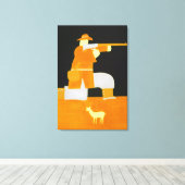 Hunter 1998 canvas afdruk (Insitu (Houten vloer))