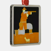 Hunter 1998 metalen ornament (Rechts)