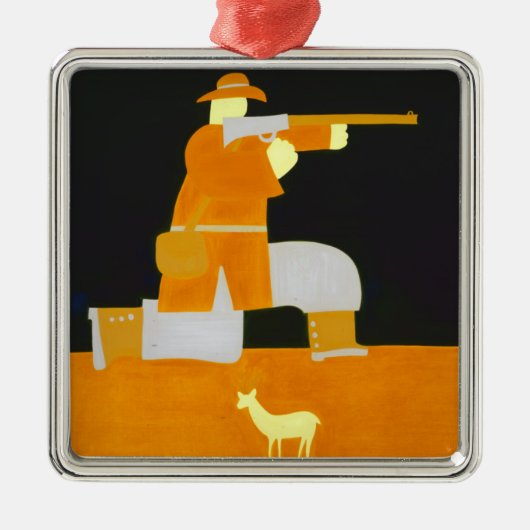 Hunter 1998 metalen ornament (Voorkant)