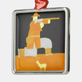 Hunter 1998 metalen ornament (Links)
