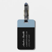 Hunter 2014 bagagelabel (Achterkant verticaal)