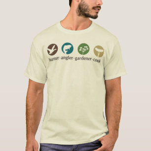 Hunter Angler Gardener Cook T-Shirt (wit)