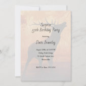 Hunter Antlers Deer Birthday Party Invitation Kaart (Voorkant)