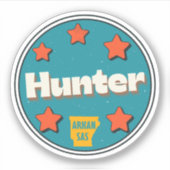 Hunter, Arkansas Sticker (Voorkant)