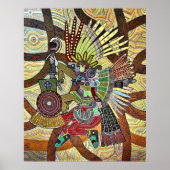 Hunter Biden abstracte kleur Poster (Voorkant)