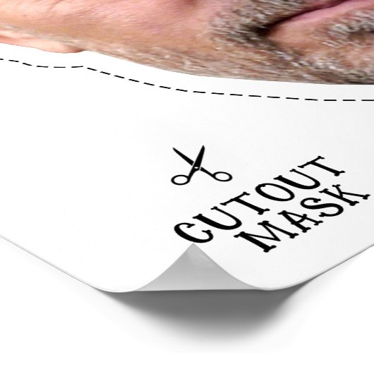 Hunter Biden Halloween kostuummasker Poster (Hoek)