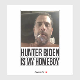 Hunter Biden is mijn Homeboy Sticker