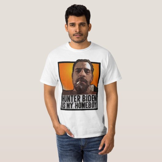 Hunter biden schattig t-shirt (Voorkant volledig)