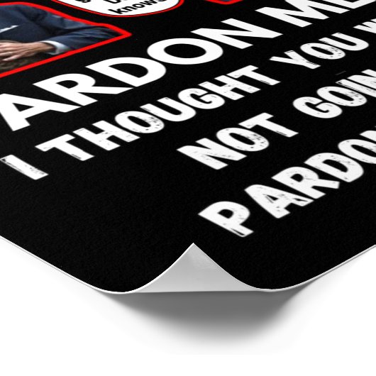 Hunter Biden Sticker Poster (Hoek)