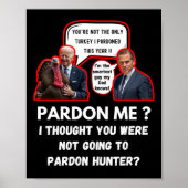 Hunter Biden Sticker Poster (Voorkant)