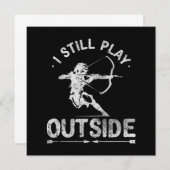 Hunter Bow-jacht op boogschieten verhit Bedankkaart (Voorkant / Achterkant)