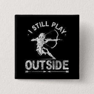 Hunter Bow-jacht op boogschieten verhit Vierkante Button 5,1 Cm