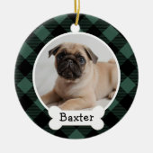 Hunter Buffalo Pset Puppy Dog Foto Keramisch Ornament (Voorkant)