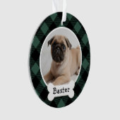Hunter Buffalo Pset Puppy Dog Foto Ornament (voorkant)