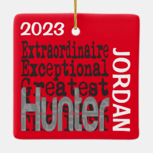Hunter Buitengewoon DOUANE Keramisch Ornament