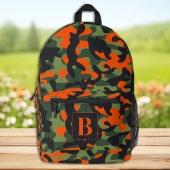 Hunter Camo gepersonaliseerde monogram camouflage Bedrukte Rugzak