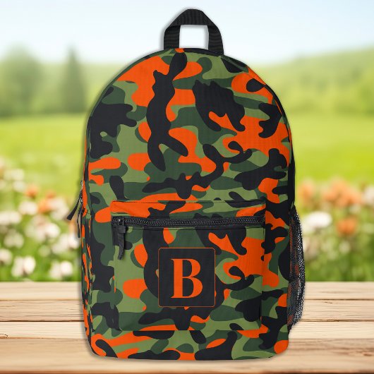 Hunter Camo gepersonaliseerde monogram camouflage Bedrukte Rugzak