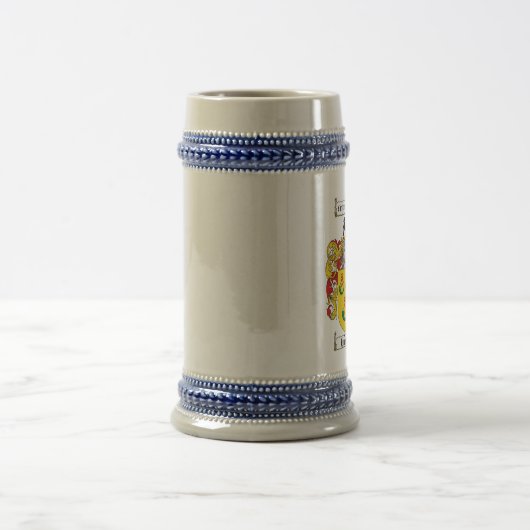 Hunter Coat of Arms Stein / Hunter Crest Stein Bierpul (Center)