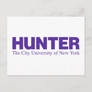Hunter College CUNY Academisch Logo Briefkaart
