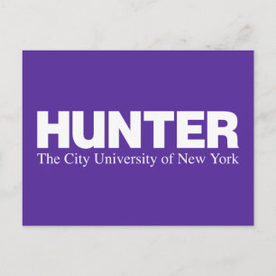 Hunter College CUNY Academisch Logo Briefkaart