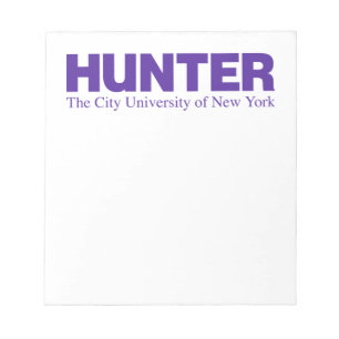 Hunter College CUNY Academisch Logo Notitieblok