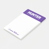 Hunter College CUNY Academisch Logo Post-it® Notes (Schuin)