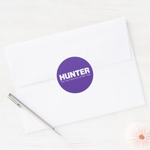 Hunter College CUNY Academisch Logo Ronde Sticker