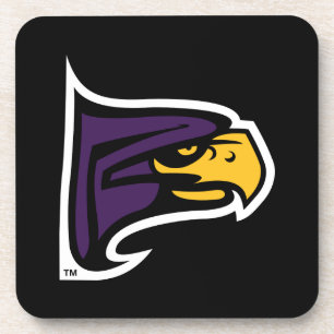 Hunter College Hawk Profiel Mascotte Bier Onderzetter