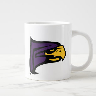 Hunter College Hawk Profiel Mascotte Grote Koffiekop