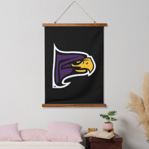 Hunter College Hawk Profiel Mascotte Hangend Wandkleed