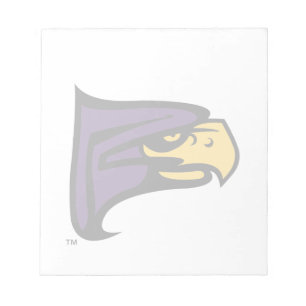 Hunter College Hawk Profiel Mascotte Notitieblok
