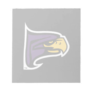 Hunter College Hawk Profiel Mascotte Notitieblok