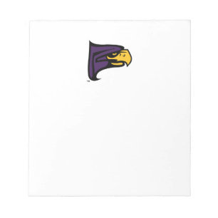 Hunter College Hawk Profiel Mascotte Notitieblok