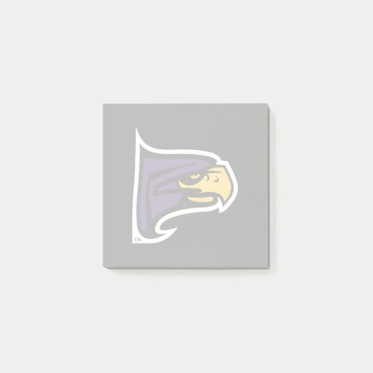 Hunter College Hawk Profiel Mascotte Post-it® Notes (Voorkant)