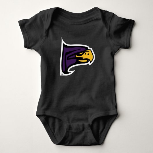 Hunter College Hawk Profiel Mascotte Romper (Voorkant)