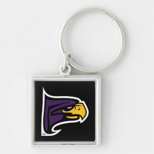 Hunter College Hawk Profiel Mascotte Sleutelhanger
