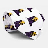 Hunter College Hawk Profiel Mascotte Stropdas (Opgerold)
