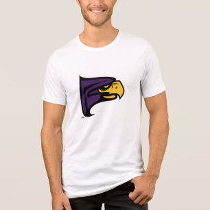 Hunter College Hawk Profiel Mascotte Tri-Blend Shirt
