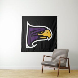 Hunter College Hawk Profiel Mascotte Wandkleed